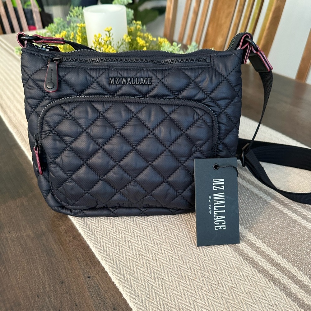 MZ Wallace Metro Scout Deluxe Black Quilted Bag. Used but great condition